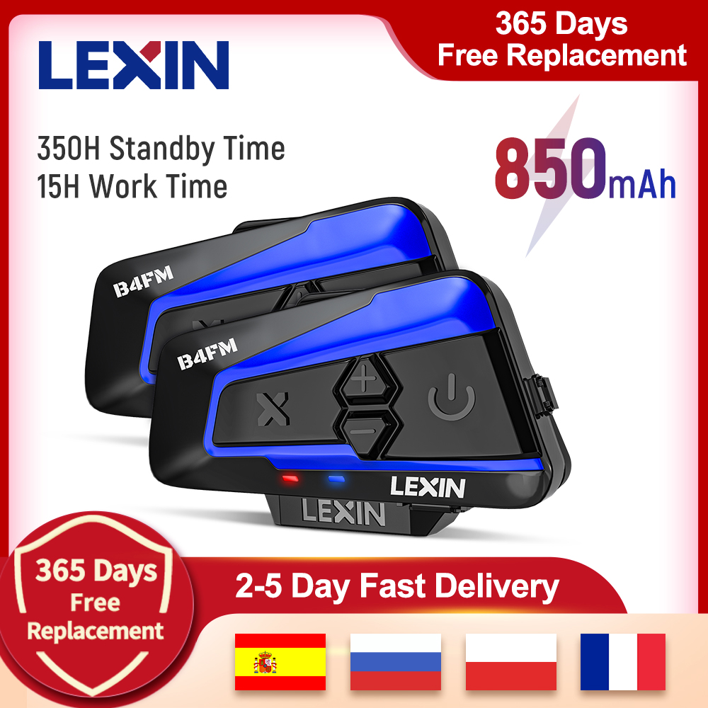 Motorcycle Intercom With Fm Radio - سماعة رأس بلوتوث للدراجات النارية من