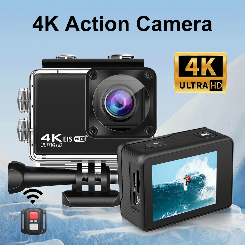 Helmet Camera 4K Wifi - كاميرا الحركة 4K/60 إطارًا في الثانية