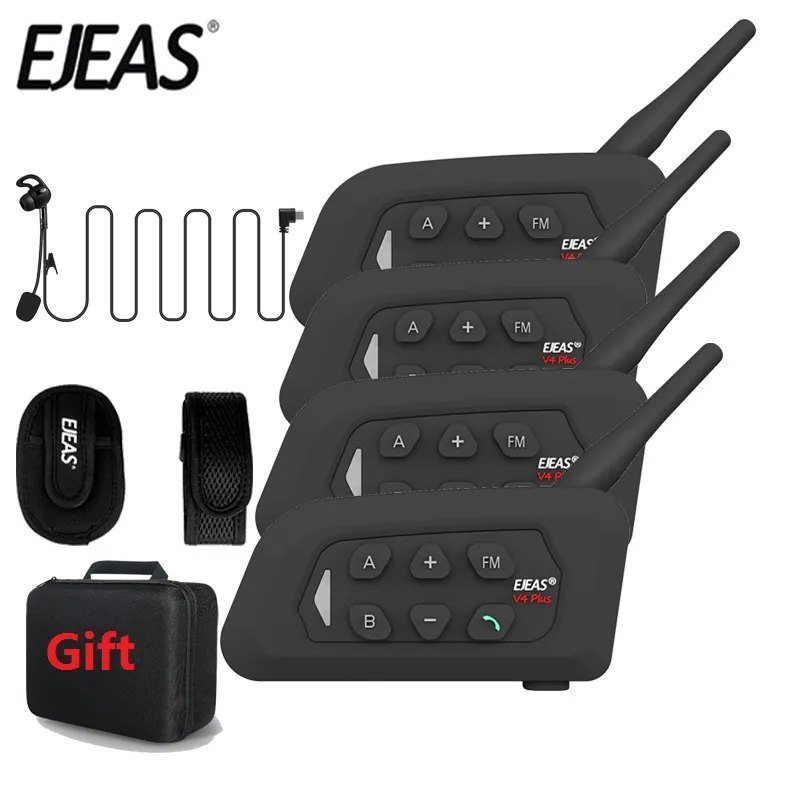 Motorcycle Intercom With Fm Radio - EJEAS V4C Plus كرة القدم الحكم