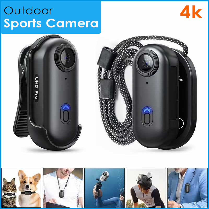 Helmet Communication System Camera - 4K كاميرا رياضية خارجية متعددة الوظائف