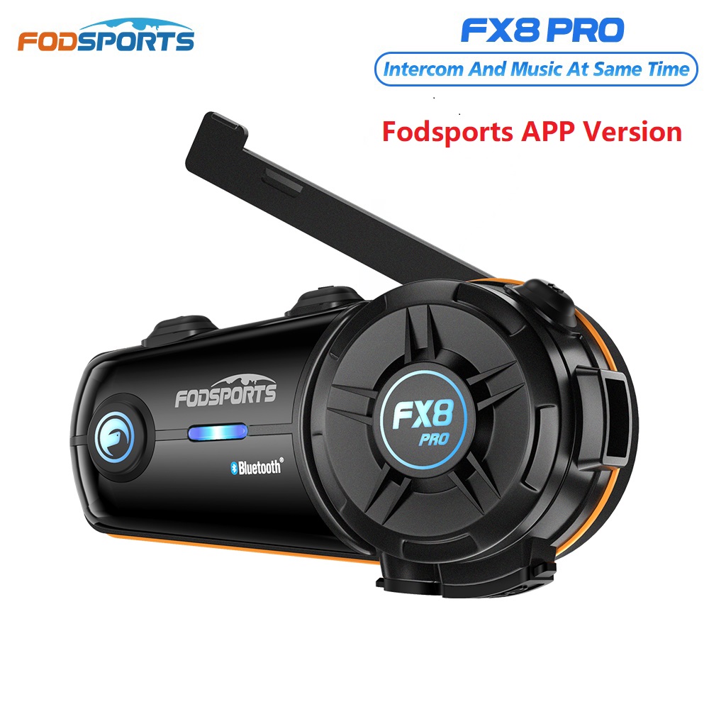 Motorcycle Intercom Mesh 2000M - فودسبورتس FX8 برو جهاز اتصال داخلي