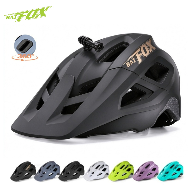 Helmet Communication System Camera - خوذة دراجة جبلية من BATFOX يمكن
