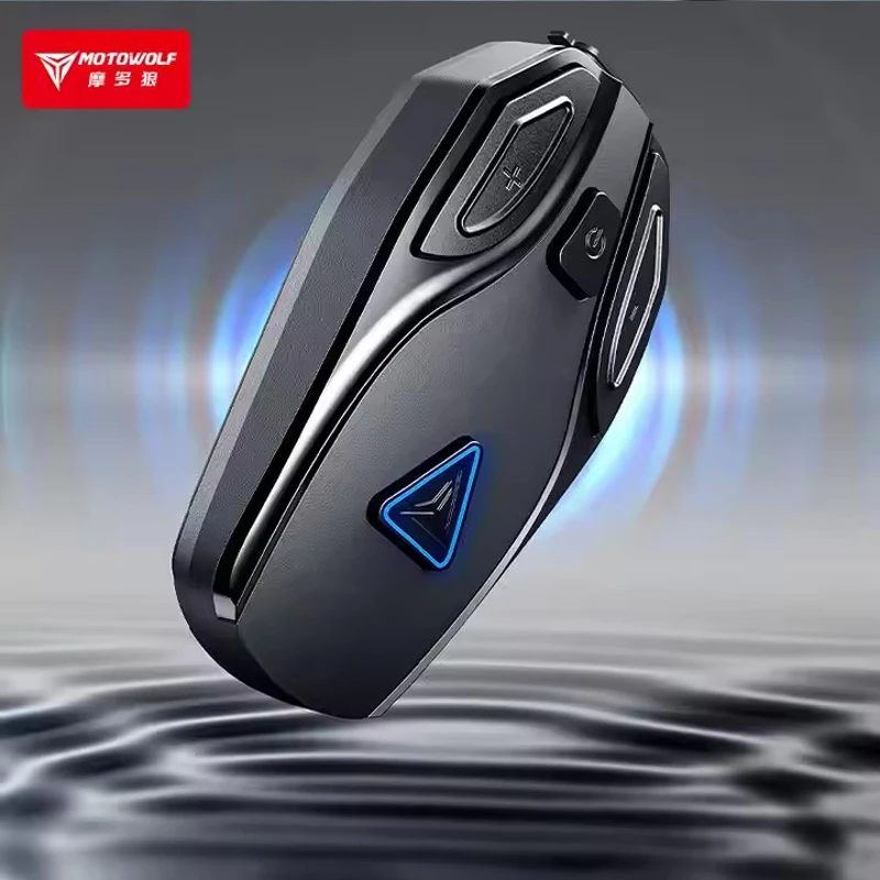 Helmet Bluetooth Headset Waterproof - سماعة رأس بلوتوث مدمجة لخوذة الدراجات