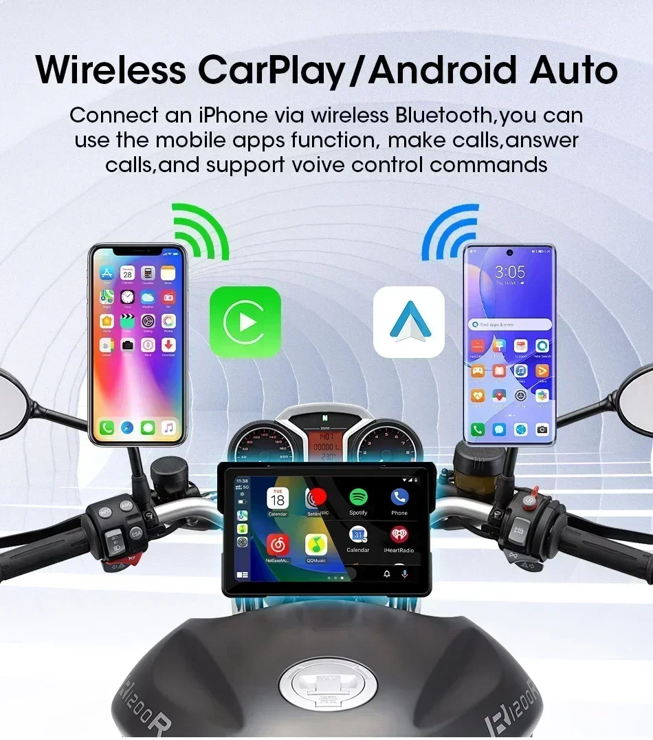 جهاز ملاحة GPS محمول للدراجات  - مراجعة Motorcycle Gps Navigator Waterproof وسعره