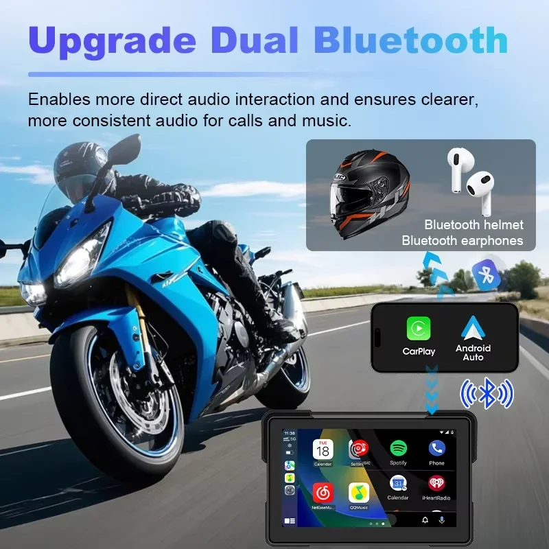 جهاز ملاحة GPS محمول للدراجات  - مراجعة Motorcycle Gps Navigator Waterproof وسعره