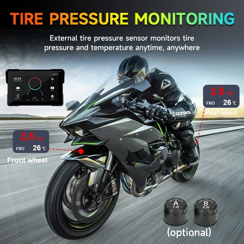 جهاز ملاحة GPS محمول للدراجات  - مراجعة Motorcycle Gps Navigator Waterproof وسعره