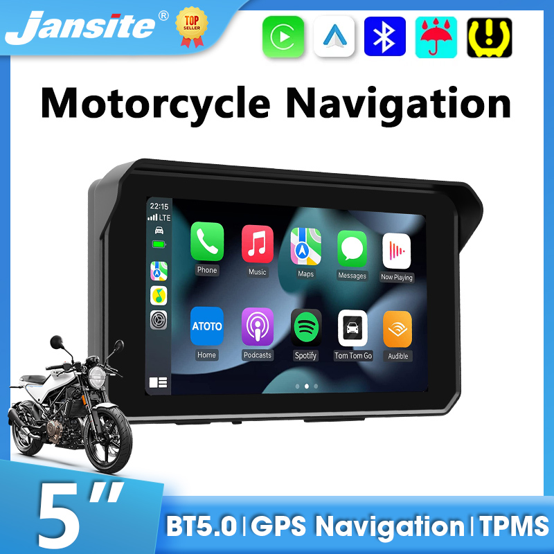 شاشة لمس محمولة مقاس 5 بوصات ل - مراجعة Motorcycle Gps Navigator Waterproof وسعره
