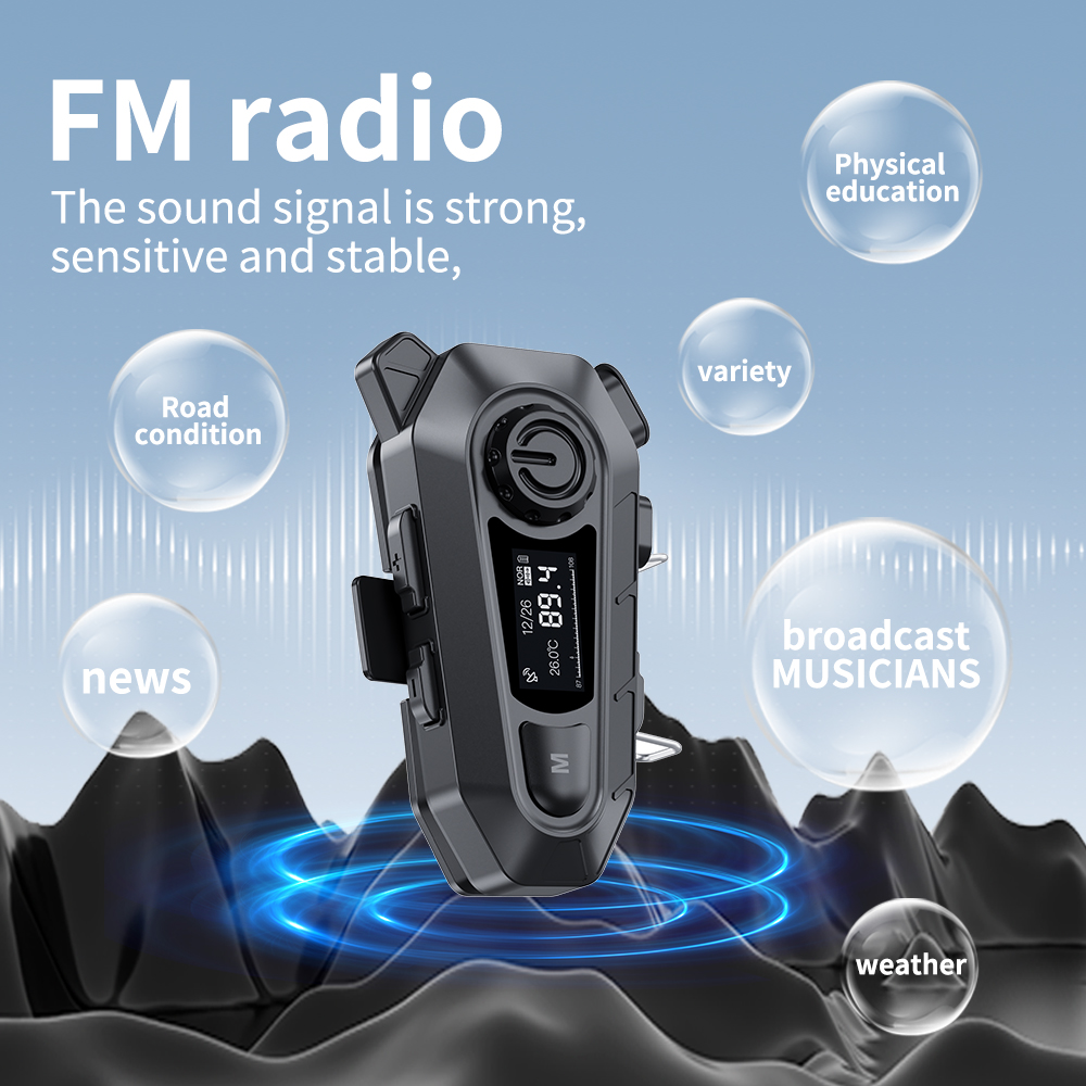 سماعة رأس خوذة دراجة نارية مع  - مراجعة Motorcycle Intercom With Fm Radio وسعره