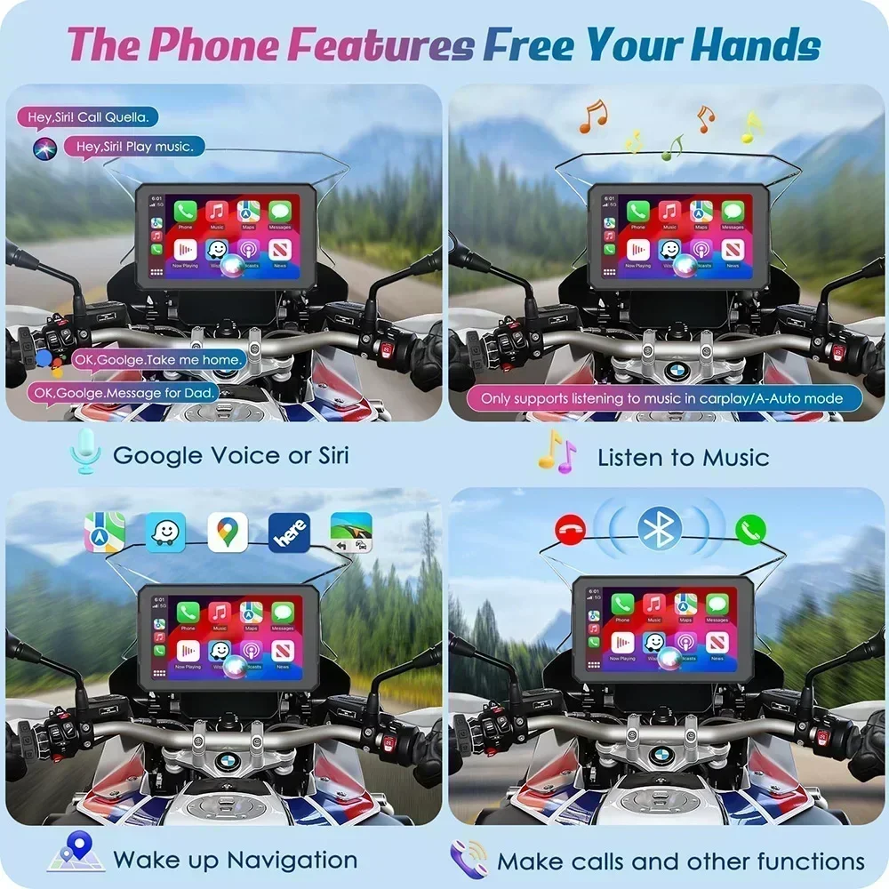 نظام ملاحة محمول للدراجات النا - مراجعة Motorcycle Gps Navigator Waterproof وسعره