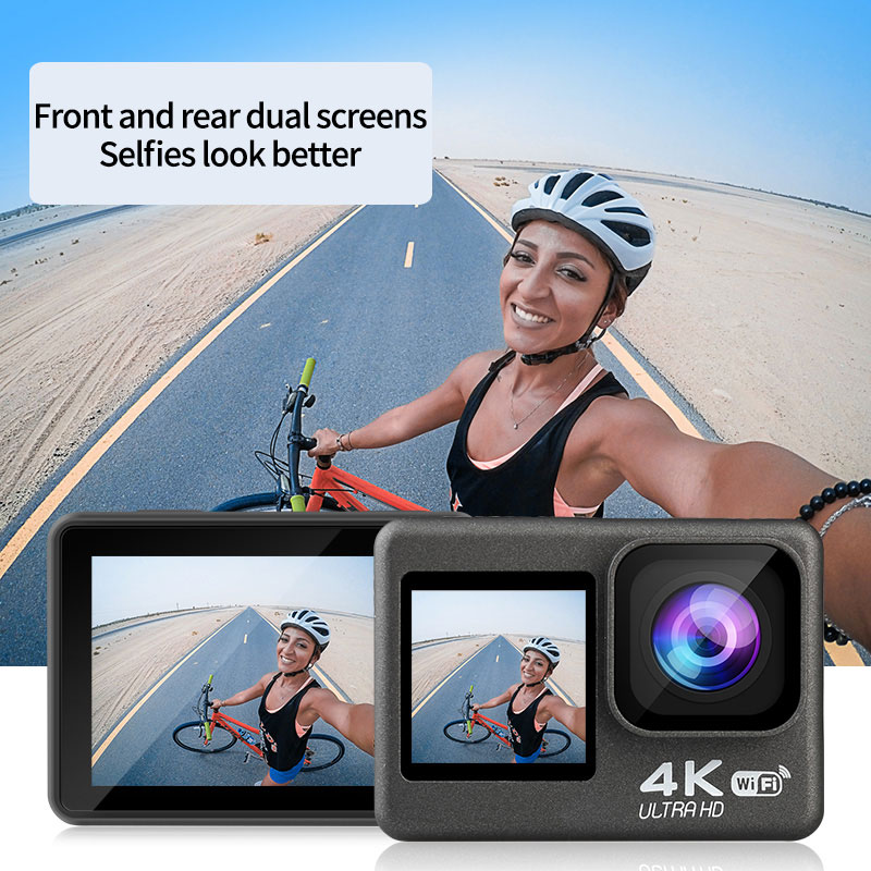 كاميرا فائقة الدقة 4K تعمل بال - مراجعة Helmet Camera 4K Wifi وسعره