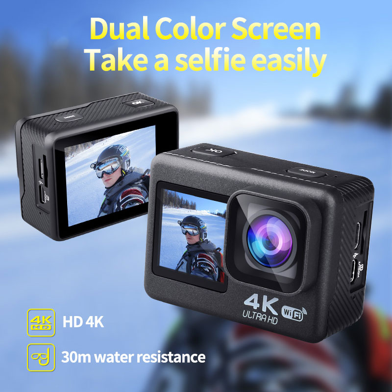 كاميرا فائقة الدقة 4K تعمل بال - مراجعة Helmet Camera 4K Wifi وسعره