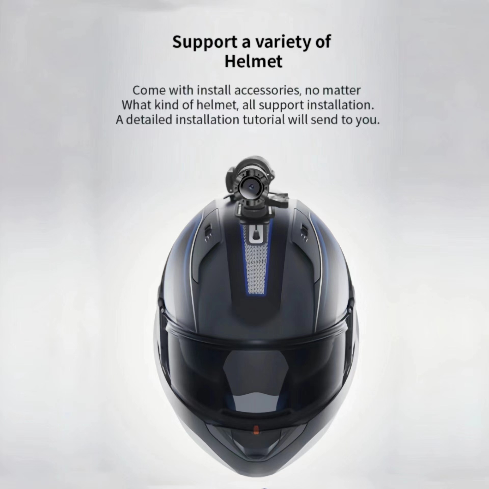 كاميرا رياضية مضادة للاهتزاز 4 - مراجعة Helmet Camera 4K Wifi وسعره