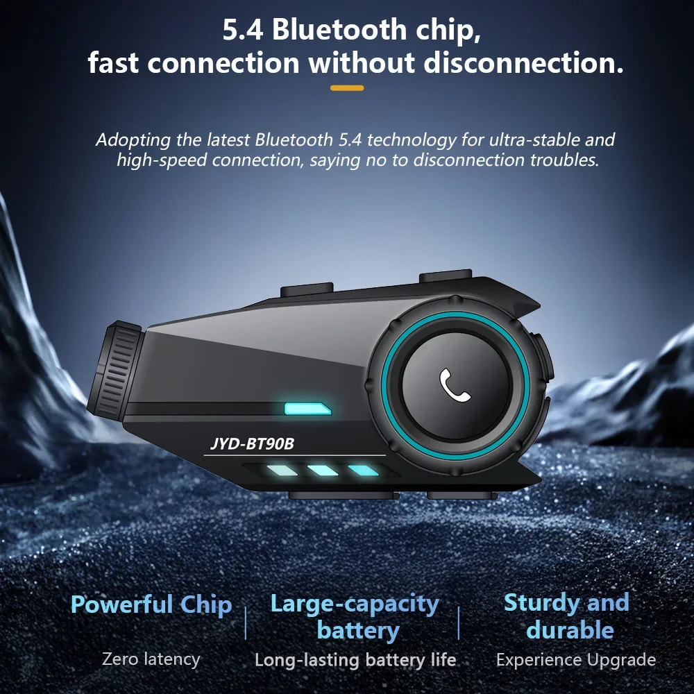 سماعة رأس للدراجات النارية مع  - مراجعة Bluetooth Headset Helmet 1000M وسعره