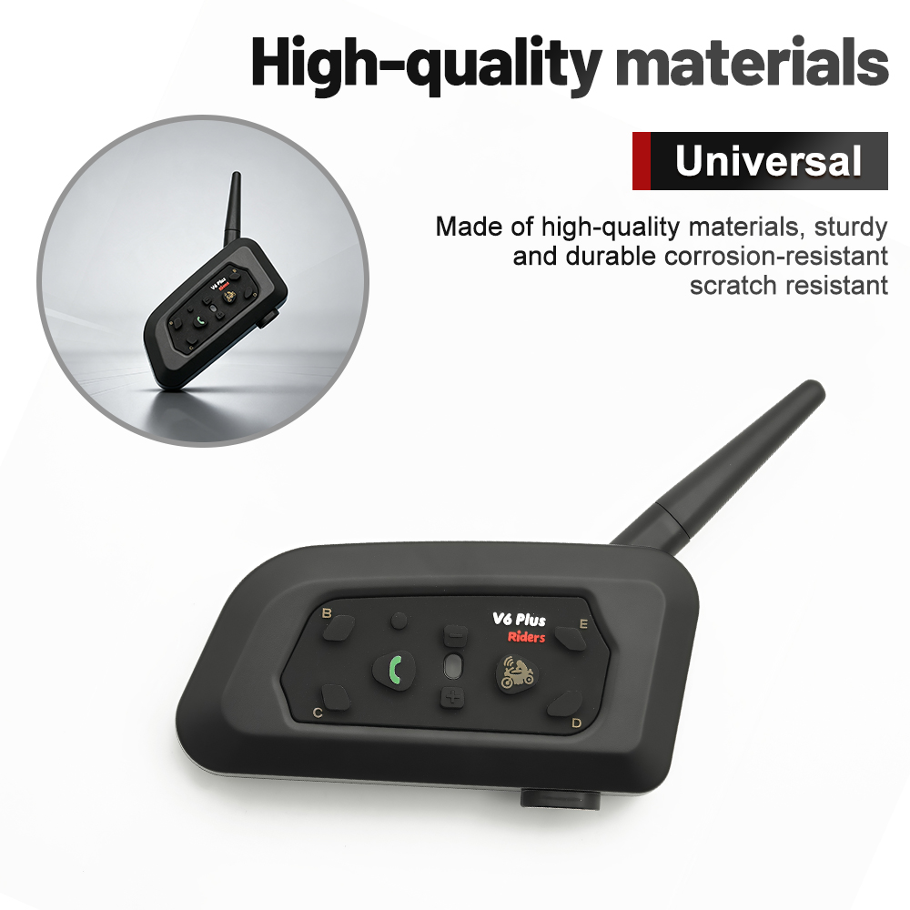 EJEAS V6 PLUS سماعة رأس بلوتوث - مراجعة Motorcycle Helmet Intercom 6 Rider وسعره