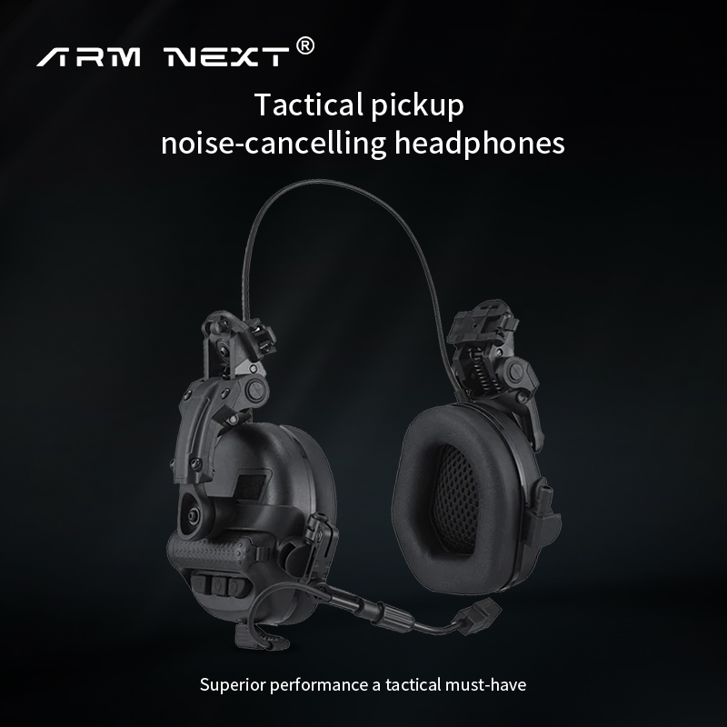 سماعات أذن تكتيكية F30 ARM NEX - مراجعة Helmet Headset Noise Cancellation وسعره