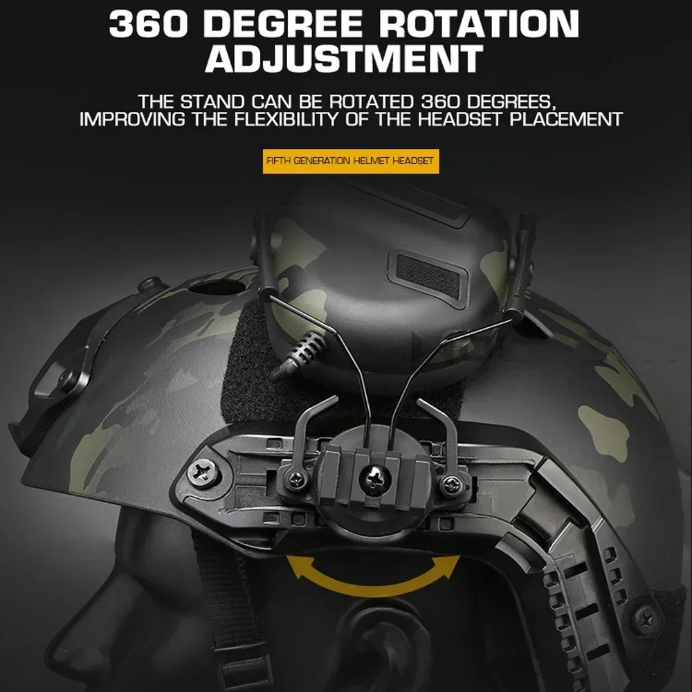 التكتيكية Gen5 سماعة غير قطف إ - مراجعة Helmet Headset Noise Cancellation وسعره