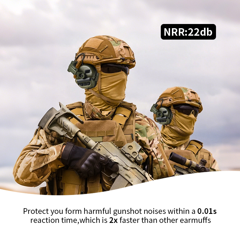 سماعات أذن تكتيكية ARM NEXT F3 - مراجعة Helmet Headset Noise Cancellation وسعره