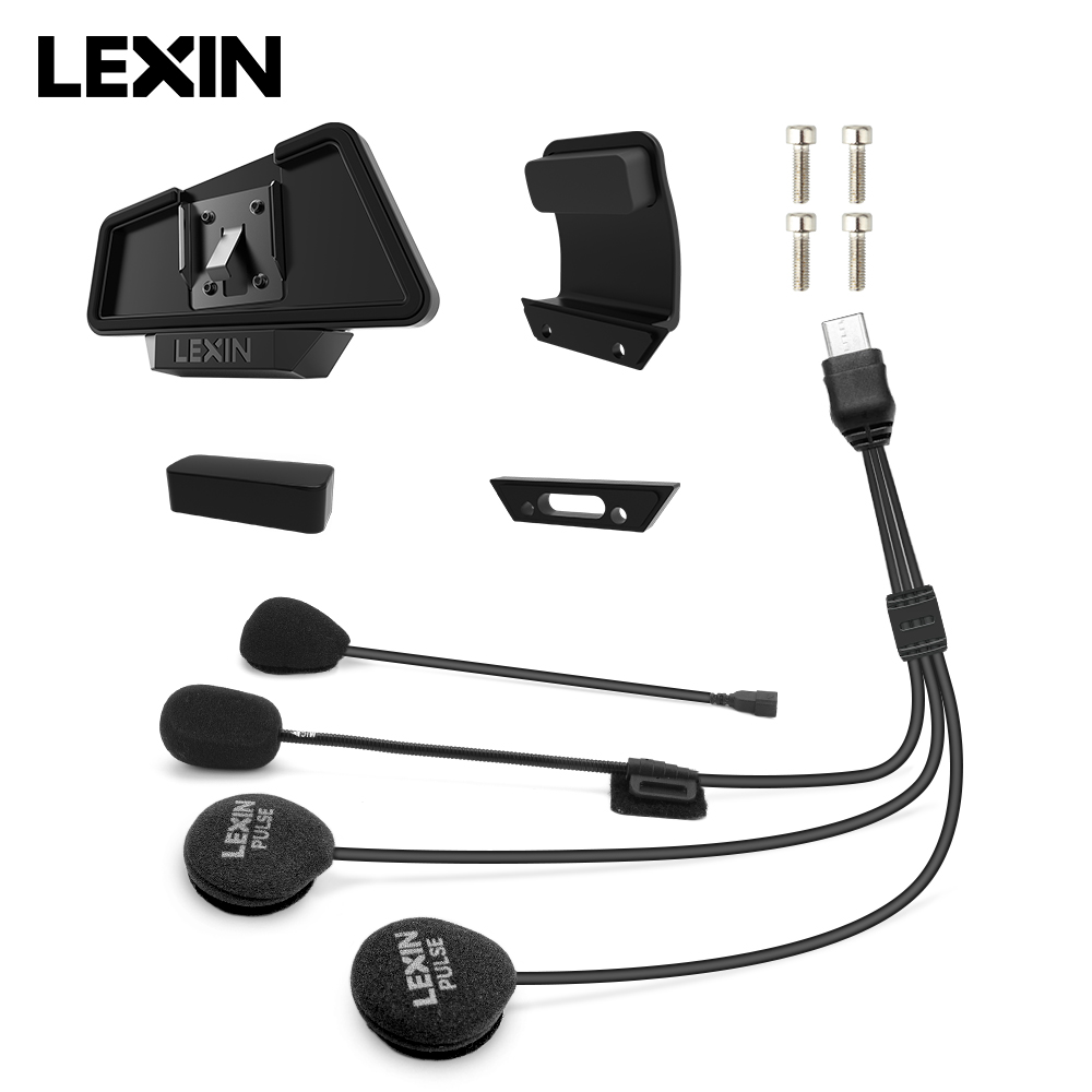 سماعة رأس LEXIN-MeshCom Mesh I - مراجعة Helmet Headset Noise Cancellation وسعره