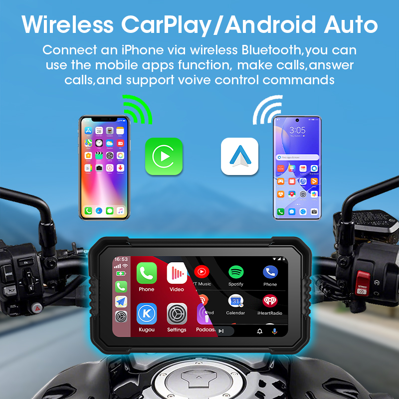 شاشة جانسايت مقاس 6.25 بوصة لل - مراجعة Motorcycle Gps Navigator Waterproof وسعره