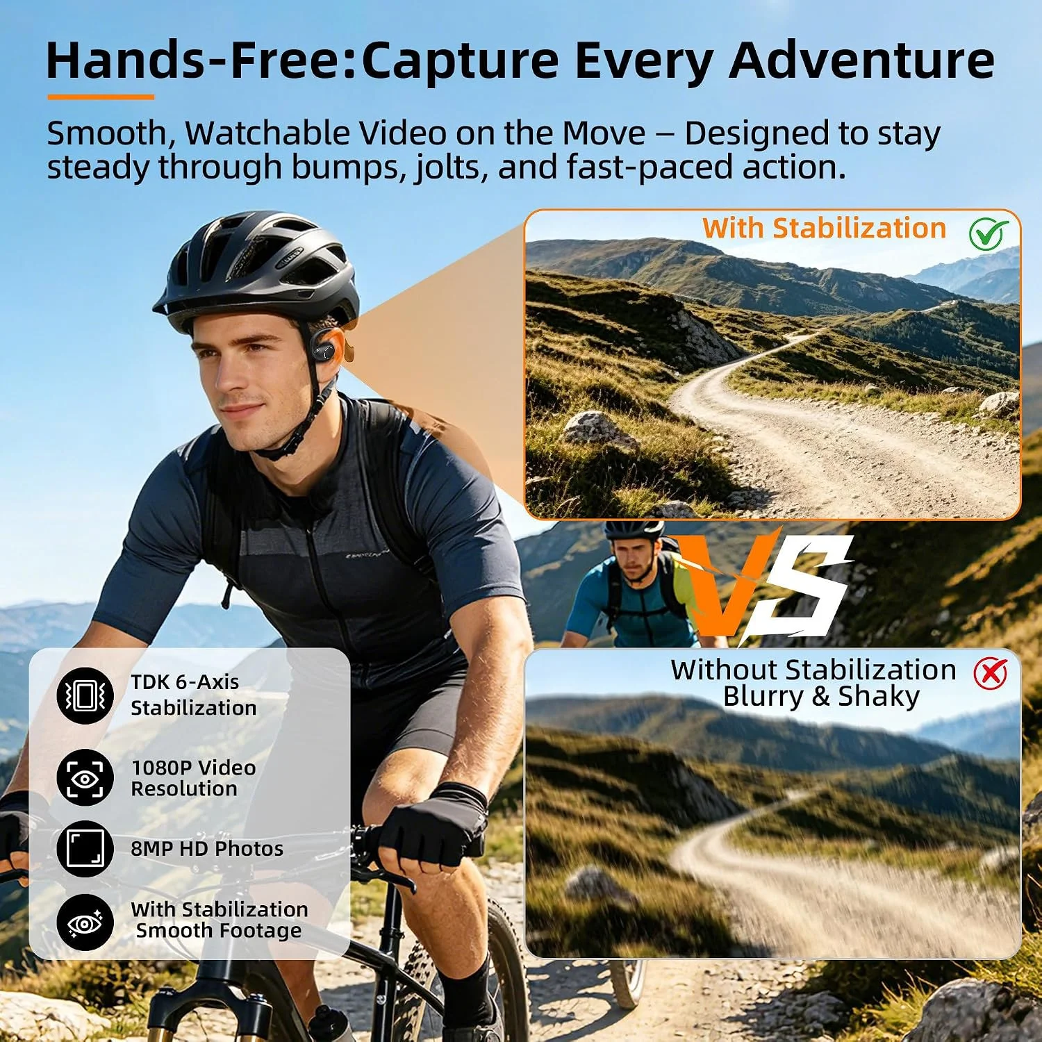 سماعات رأس ذكية بدقة 4K، كامير - مراجعة Helmet Communication System Camera وسعره
