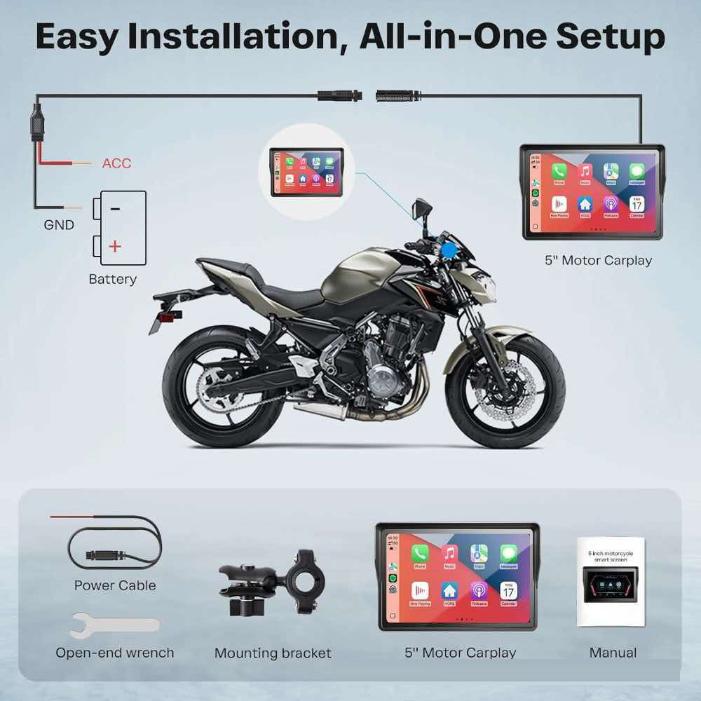 كاميرا مركبة مقاومة للماء بمعي - مراجعة Motorcycle Gps Navigator Waterproof وسعره
