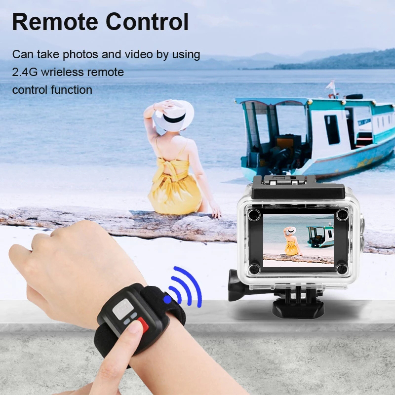 كاميرا أكشن فائقة الدقة 4K/30  - مراجعة Helmet Communication System Camera وسعره