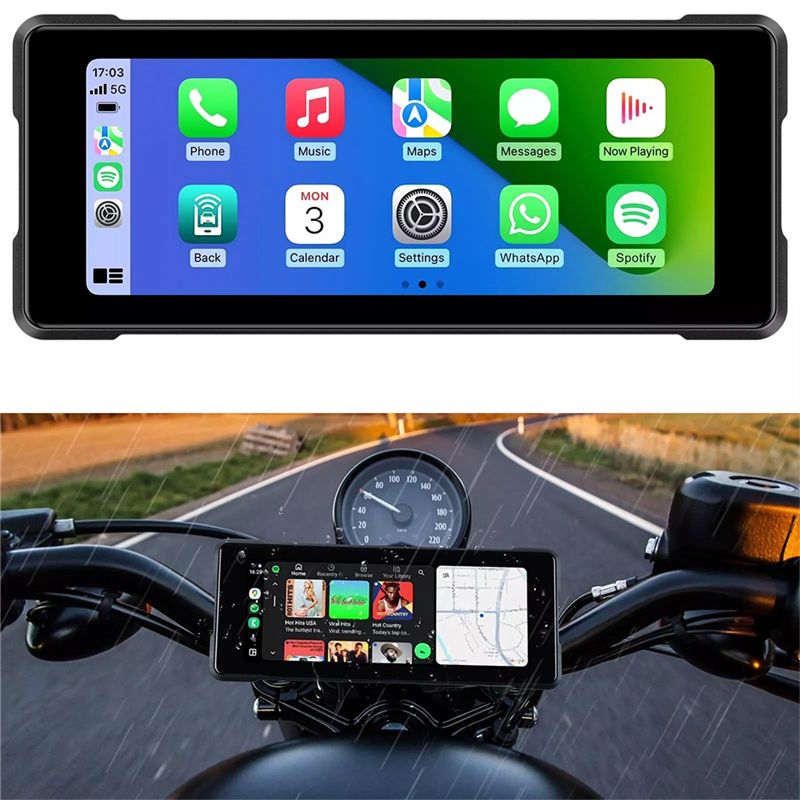 شاشة محمولة للدراجات النارية م - مراجعة Motorcycle Gps Navigator Waterproof وسعره