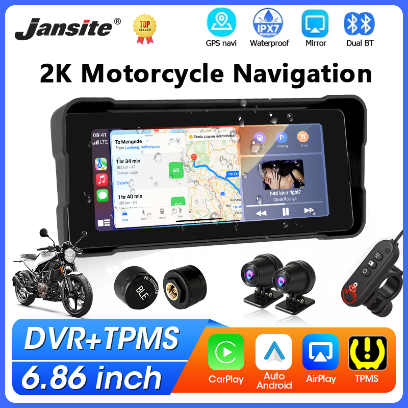 جهاز تسجيل فيديو محمول للدراجا - مراجعة Motorcycle Gps Navigator Waterproof وسعره
