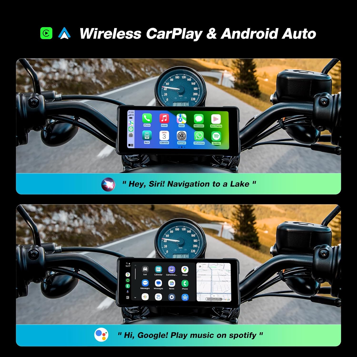 جهاز تسجيل فيديو محمول للدراجا - مراجعة Motorcycle Gps Navigator Waterproof وسعره
