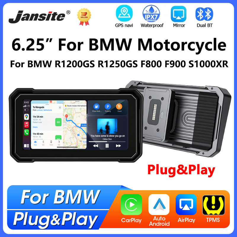 جهاز جانسايت المحمول مقاس 6.25 - مراجعة Motorcycle Gps Navigator Waterproof وسعره