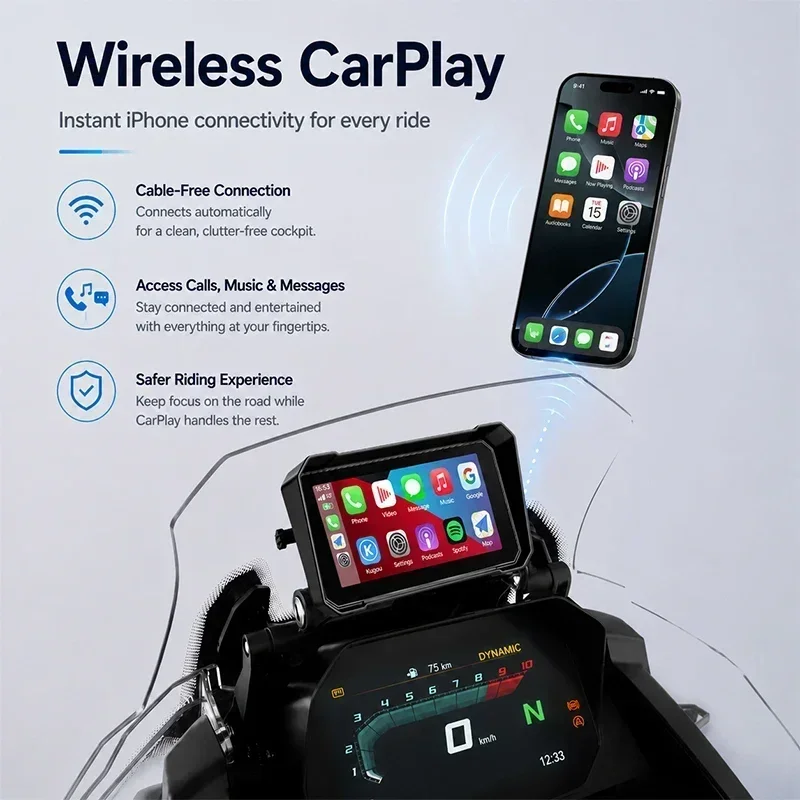 جهاز جانسايت المحمول مقاس 6.25 - مراجعة Motorcycle Gps Navigator Waterproof وسعره