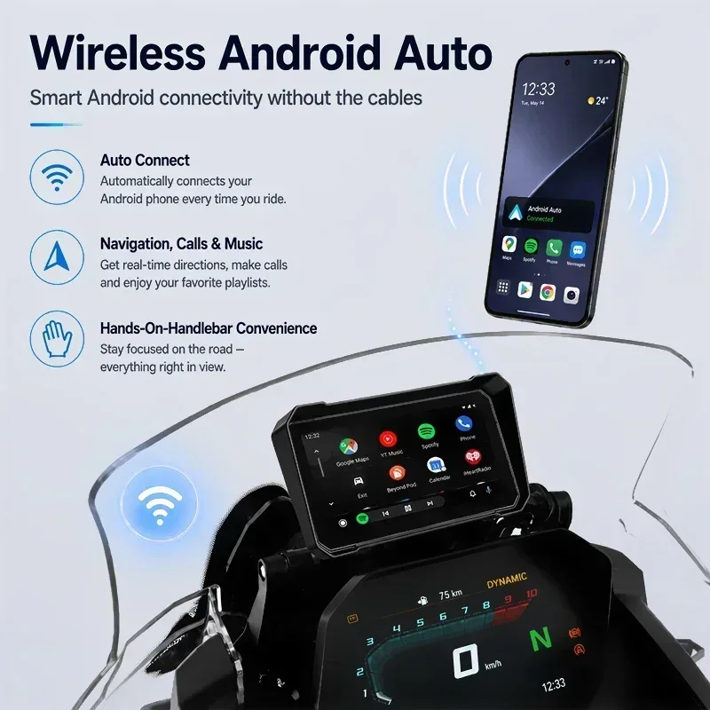 جهاز جانسايت المحمول مقاس 6.25 - مراجعة Motorcycle Gps Navigator Waterproof وسعره