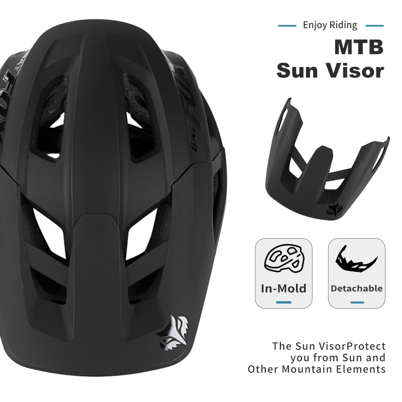 خوذة دراجة جبلية من BATFOX يمك - مراجعة Helmet Communication System Camera وسعره