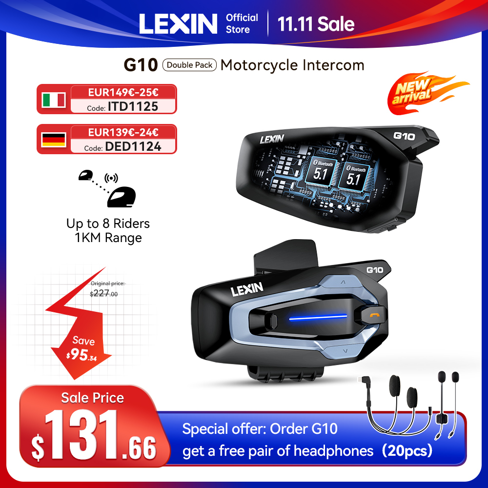 نظام الاتصال الداخلي للدراجات  - مراجعة Bluetooth Headset Helmet 1000M وسعره
