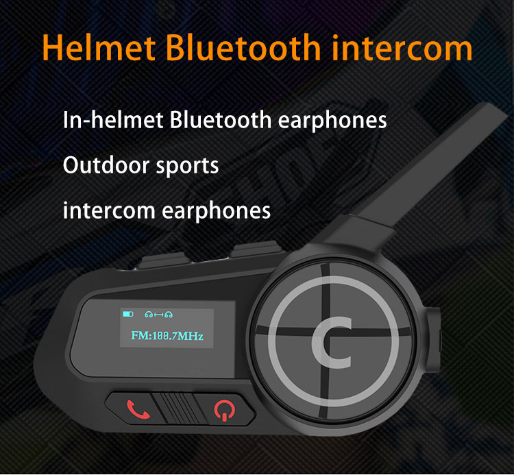 سماعة رأس للدراجات النارية لست - مراجعة Motorcycle Helmet Intercom 6 Rider وسعره