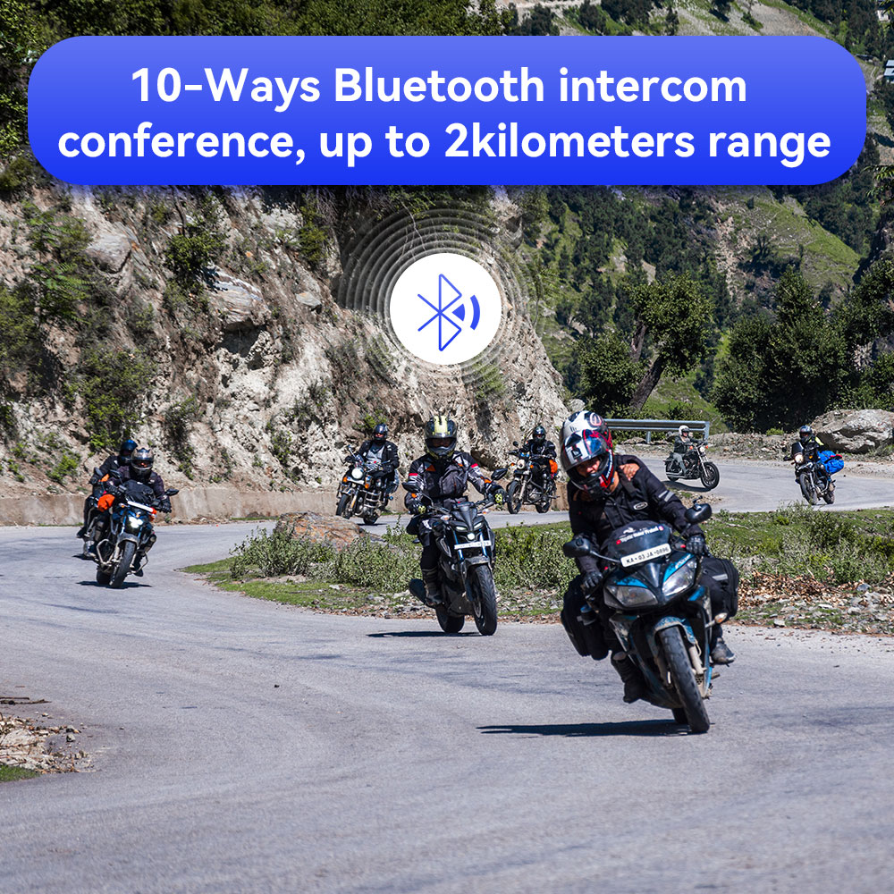 Lexin GTX إنترفون بلوتوث للدرا - مراجعة Motorcycle Intercom Mesh 2000M وسعره