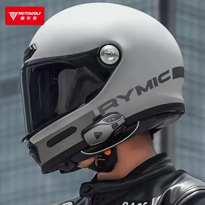 سماعة رأس بلوتوث مدمجة لخوذة ا - مراجعة Helmet Bluetooth Headset Waterproof وسعره