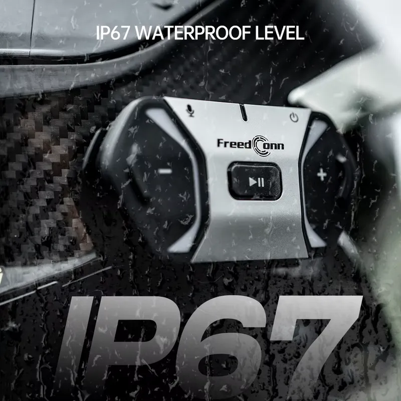 سماعة رأس FreedConn FREE+ للدر - مراجعة Helmet Bluetooth Headset Waterproof وسعره