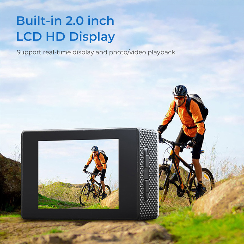 كاميرا 4K فائقة الدقة 3MP 900m - مراجعة Helmet Communication System Camera وسعره