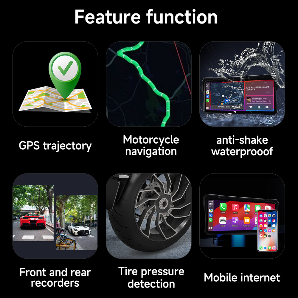 مشغل وسائط متعددة للدراجات الن - مراجعة Motorcycle Gps Navigator Waterproof وسعره