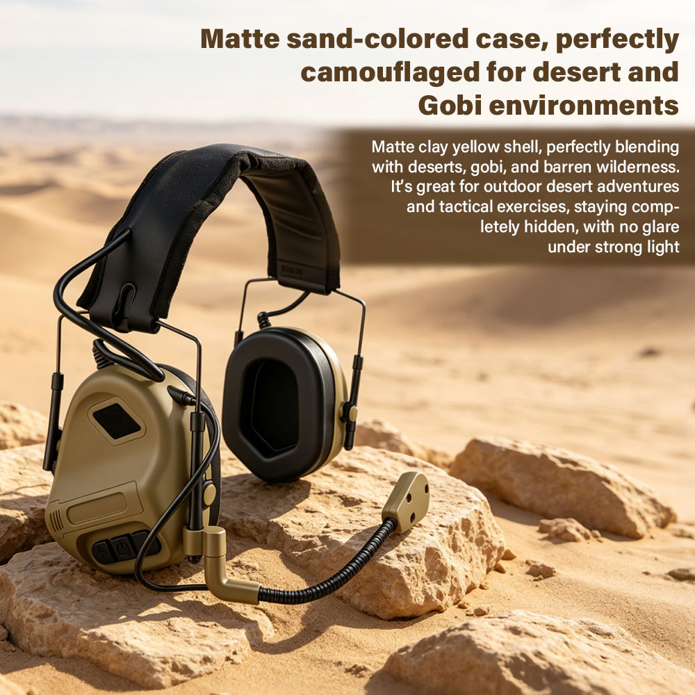 سماعات رأس تكتيكية للتواصل مع  - مراجعة Helmet Headset Noise Cancellation وسعره