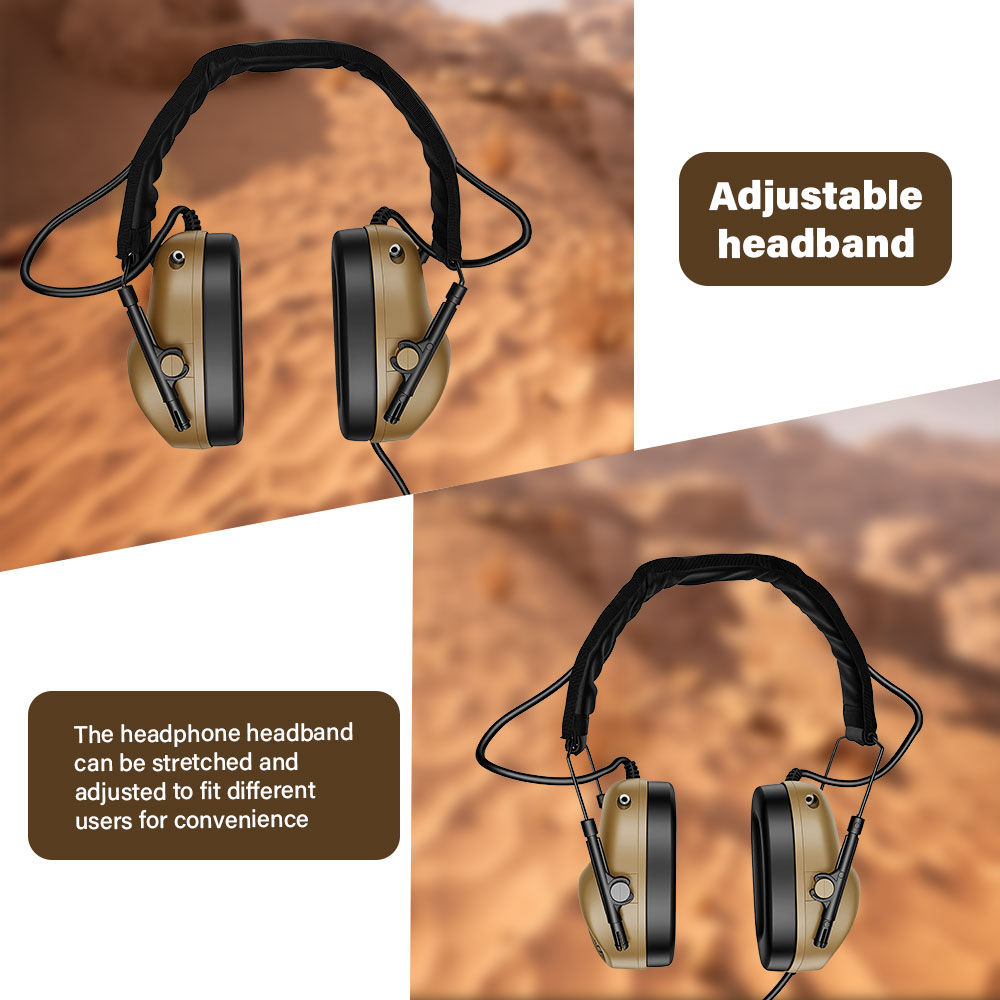 سماعات رأس تكتيكية للتواصل مع  - مراجعة Helmet Headset Noise Cancellation وسعره