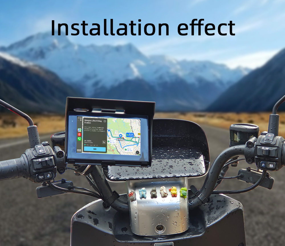 5 بوصة تعمل باللمس IP65 مقاوم  - مراجعة Motorcycle Gps Navigator Waterproof وسعره