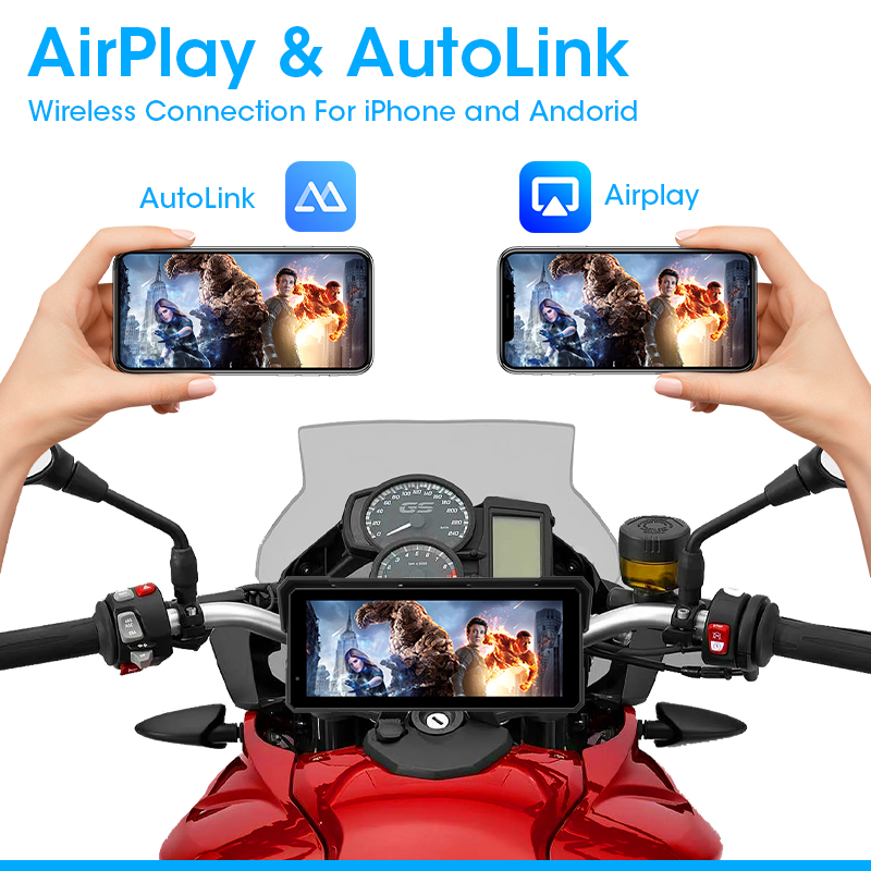 7/8 بوصة المحمولة دراجة نارية  - مراجعة Motorcycle Gps Navigator Waterproof وسعره