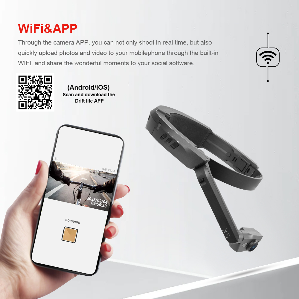 كاميرا أكشن دريفت جوست X5 بدقة - مراجعة Helmet Camera 4K Wifi وسعره