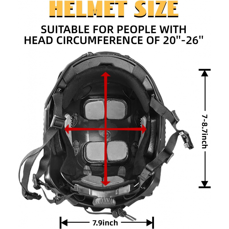 خوذة تكتيكية قابلة للتعديل مع  - مراجعة Helmet Headset Noise Cancellation وسعره