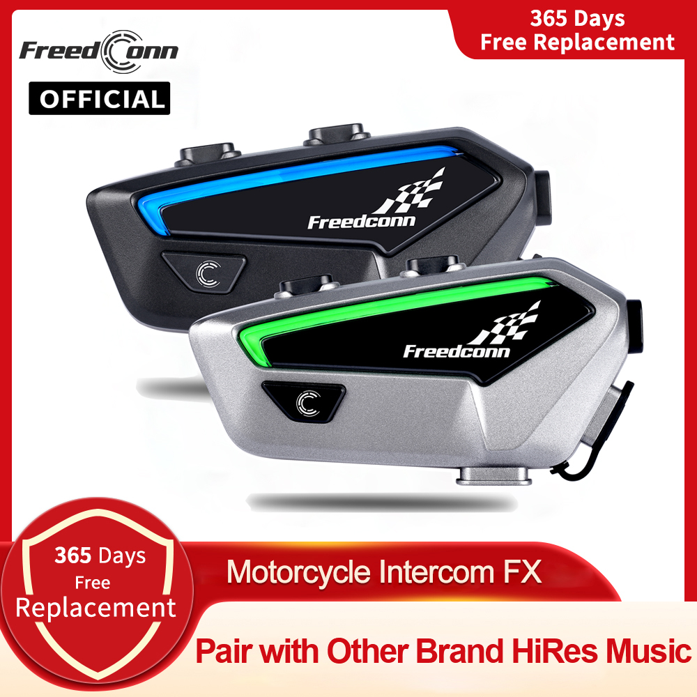 دراجة نارية إنترفون سماعة خوذة - مراجعة Motorcycle Helmet Intercom 6 Rider وسعره